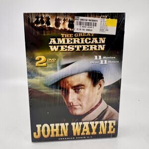THE GREAT AMERICAN WESTERN - John Wayne - 2 DISCS 11 MOVIES DVD NEW/SEALED